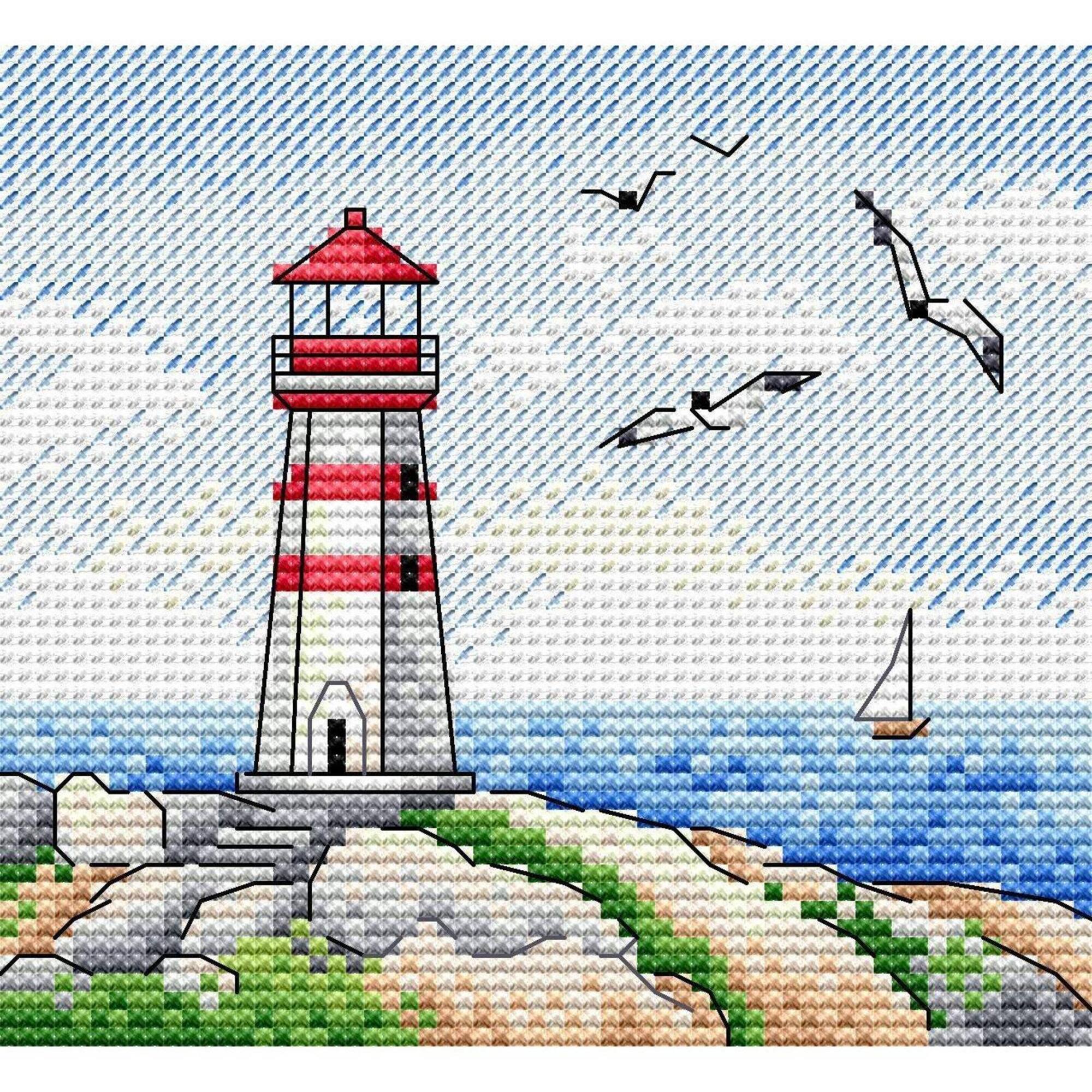 MP Studia Sea Expanses Counted Cross Stitch Kit